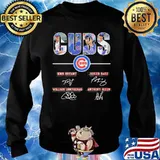 Chicago cubs baseball kris bryant javier baez willson contreras anthony rizzo signatures s Sweater