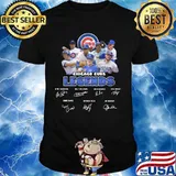Chicago cubs baseball legends players signatures shirt