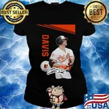 Chris davis baltimore oriole baseball signature s Ladies tee