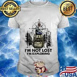 Climb mountain i'm not lost i'm exploring shirt