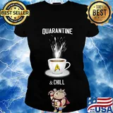 Coffee quarantine and chill 2020 s Ladies tee