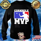 Cornhole mvp baseball logo s Sweater