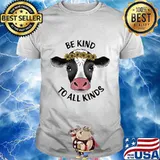 Cow be kind to all kinds sunflowers shirt