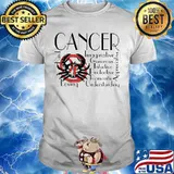 Crab Cancer Kind Imaginative Generous Intuitive Protective Romantic Understanding Appreciative Loving shirt