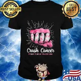 Crush cancer breast cancer awareness shirt