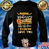 Dachshund nothing makes you smile more than looking into the face of a dog that love you heart s Sweater
