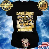 Damn right i am a boston bruins fan now and forever stars s Ladies tee