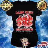 Damn right i am a carolina hurricanes fan now and forever stars s Ladies tee