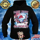 Damn right i am a colorado avalanche fan now and forever stars s Hoodie
