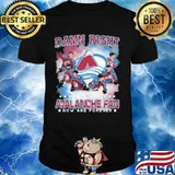 Damn right i am a colorado avalanche fan now and forever stars shirt