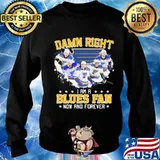 Damn right i am a st. louis blues fan now and forever stars s Sweater