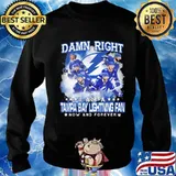 Damn right i am a tampa bay lightning fan now and forever stars s Sweater