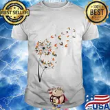 Dandelion Chicken Flower T-Shirt Floral Chickens Tree Lover T-Shirt
