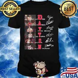 Dayton flyers basketball players signatures shirt