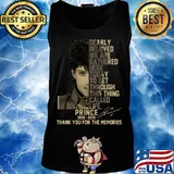 Dearly beloved we are gathered here today to get through this things called life prince 1958 2016 thank you for the memories signatures s Tank top