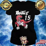 Dinosaur nba toronto raptors 15# vince carter s Ladies tee