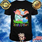 Disney dumbo elephant happy easter flower shirt