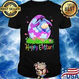 Disney eeyore donkey happy easter flowers shirt