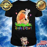 Disney lady and the tramp happy easter flower shirt