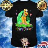 Disney pluto happy easter flower shirt