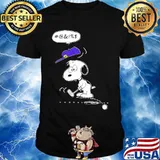 Disney snoopy playing golf shirt