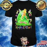 Disney tinkerbell happy easter flower shirt