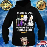 Disney villain we used to smile and then we worked at amazon s Hoodie