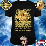 Doctor who 56th anniversary 1963 2020 thank you for the memories signatures shirt