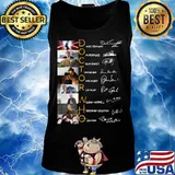 Doctor who characters signatures s Tank top