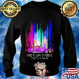 Dogs and girl riding car what a long strange trip it's been s Sweater