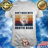 Don't mess with auntie bear vintage retro shirt