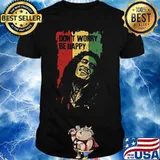 Don't worry be happy bob marley shirt