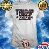 Donald trump 2020 american flag independence day shirt