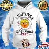 Donald trump cat i survived coronavirus 2020 s Hoodie
