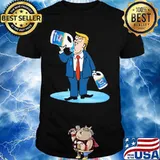 Donald trump drinking xoxo shirt