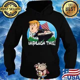 Donald trump impeach this american flag s Hoodie