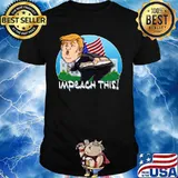 Donald trump impeach this american flag shirt