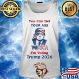 Donald trump you can bet your ass merica i'm voting trump 2020 s Tank top