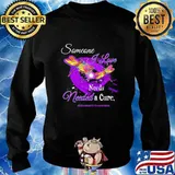 Dragonflies someone i love needs needed a cure alzheimer's awareness s Sweater