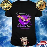 Dragonflies someone i love needs needed a cure alzheimer's awareness shirt