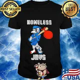 Duck baseball homeless toronto blue jays shirt