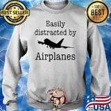 Easily distracted by Airplanes s Sweater