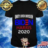 Elect Joe Biden Kamala Harris 2020 Unity Over Division Premium T-Shirt
