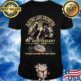 Electric light orchestra 50th anniversary 1970 2020 thank you for the memories signatures shirt