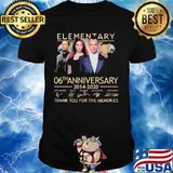 Elementary 06th anniversary 2014 2020 thank you for the memories signatures shirt