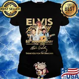 Elvis priyanka 85th anniversary 1935 2020 thank you for the memories signature s Ladies tee