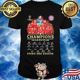 Fc bayern munchen uefa champions league 2019 2020 stern des sudens signatures shirt