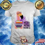 Flamingo need more books shirt