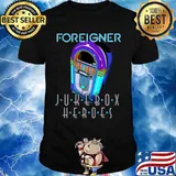 Foreigner juke box heroes shirt