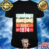 Freaking Awesome Since 1974 Vintage Retro Shirt